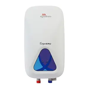 RR Signature Supremo 5L Water Heater for Home | Instant Storage Geyser with Whirflow Technology | 100% Copper Heating Element | Rust & Shock Proof Body| 2 Yr Warranty on Product & 5 Year on Tank by RR