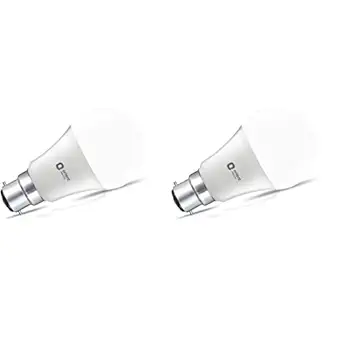 Orient Electric Polycarbonate High Glo Led Lamp 9W, (Cool White, 6500K, B22 - Pack Of 2)
