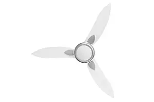 Usha Bloom Bellflower 1300mm Goodbye Dust Ceiling Fan (Sparkle White & Silver)