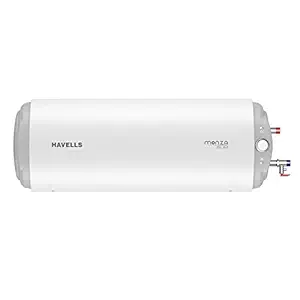 Havells Monza Slim 15 (Right) Litre Storage Water Heater (Geyser) | Adjustable Knob, Metal Body, Glass Coated Tank | Warranty: 7 Year on Tank, Free Flexi Pipes, Free Installation | (White)