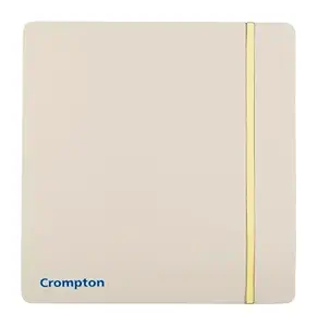 Crompton Mount Air New 6 inch ABS Body Kitchen/Office/Bathroom Exhaust (Ventilation) Fan | Glass, Wall & Ceiling Mount | Silent Operation | 1500 RPM | Superior Air Flow | 2 Year Warranty | Ivory