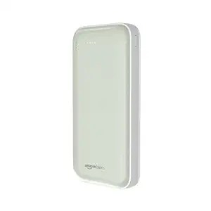 Amazon Basics 20000 mAh 22.5W Ultra Fast Charging Power Bank | Type C Power Delivery (Input & Output) | Quick Charge | Two-Way Fast Charging (Lime)