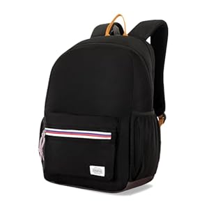 American Tourister Carter, 28L Volume College and Office 4 Compartment Laptop Backpack with Front Organizer and Spacious Interiors for Unisex - Black