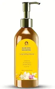 Hair Dye Shampoo – Long Lasting Natural Dye Shampoo for Man & Women, Premium Japanese Natural & Colour for Women Black | Home Hair Color Solution 200ML (1)