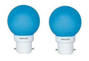 Philips 0.5W Led Bulb, Pack of 2, (Deco Mini), B22