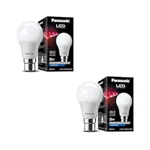 Panasonic 9 Watt Motion Sensor B22 Led Bulb for Home with 3 Mtr Radius Sensor Area, Auto Off After 15 Sec Comes with 30000 Bh Life, 810 lm and 1 Yr Warranty (Pk2)