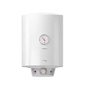 Havells Monza EC 10 Litre Storage Water Heater (Geyser) | Metallic Body | 2000 W| Warranty: 5 Year on Inner Container, 2 Year on Heating Element; 2 Year Comprehensive (White)