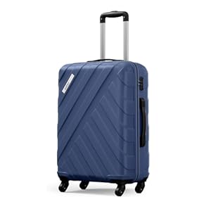 Safari Ray 67 Cms Medium Check-in Trolley Bag Hard Case Polycarbonate 4 Wheels 360 Degree Wheeling System Luggage, Travel Bag, Suitcase for Travel, Trolley Bags for Travel, Midnight Blue