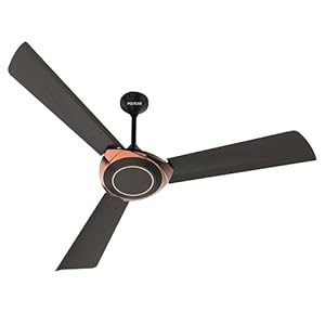 Polycab Superb Neo 1200mm Star Rated, High Air Delivery Ceiling Fan For Home |100% Copper, Corrosion Resistant G-Tech Blades, Saves up to 33% Electricity | 2 years warranty【Jaco Bean Bronze Gold】