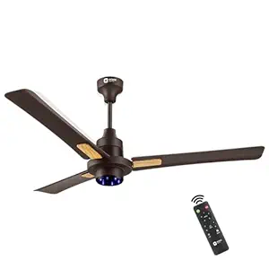 Orient Electric’s 1200mm I Tome Plus| BLDC energy saving ceiling fan | BEE 5-star rated | Ceiling fan with LED lights | Saves up to 50% on electricity bills | 3-year warranty | Smoke Brown, pack of 1