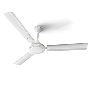 LONGWAY Nexa P1 1200 mm/48 inch Ultra High Speed 3 Blade Anti-Dust Decorative Star Rated Ceiling Fan 2 Year Warranty (White, Pack of 1)