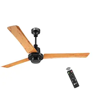 Orient Electric’s 1200 mm I Tome Remote| BLDC remote fan| BEE 5-star rated, consumes 26W at the highest speed | Saves up to 50% on electricity bills | 3-year warranty | Wooden finish, pack of 1