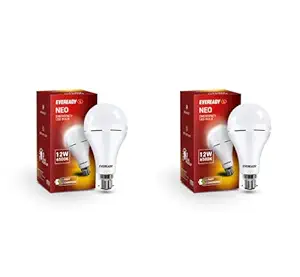 Eveready 12W B22D Emergency Inverter LED Bulb| Cool Day Light (6500K) | Energy Efficient | 4 Hour Battery Backup | Li-on Battery Inside (2)