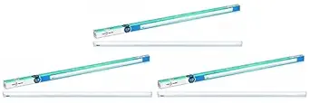wipro Garnet 20W LED Batten for Living Room & Bedroom | Bright & Energy Efficient Tubelight for Home | Cool Day Light (6500K) with 2000 lumen|4Feet, Pack of 3