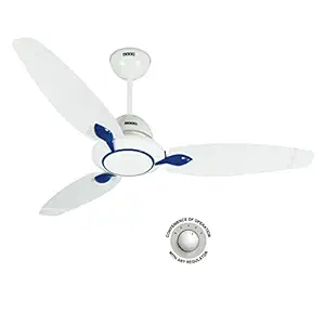USHA Onio Rho Beta 1200MM BLDC 5 Star Energy Efflicient, Dust & Oil Resistant Ceiling Fan (White)