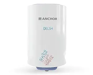 Anchor by Panasonic New Delsy Geyser 25 litre, 5 Star Rated Storage Water Heater with Copper Heating Element, Powerful 2000W Heating Element (White, 2 Yrs Warranty, Free Installation)