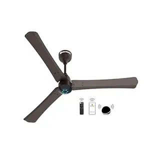 atomberg Renesa Smart 1200mm BLDC Ceiling Fan with IoT & Remote | Energy Efficient Ceiling Fan | Ceiling fan for Living Room | High Air Delivery with LED Indicators (Earth Brown)