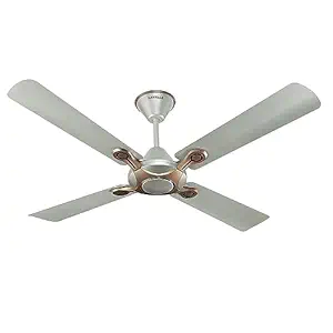 Havells 1200mm Leganza ES 4B Ceiling Fan | Best fan in 4 Blade, Premium Finish Decorative Fan, High Air Delivery | Energy Saving, 100% Pure Copper Motor, 2 Year Warranty | (Pack of 1, Bronze Gold)