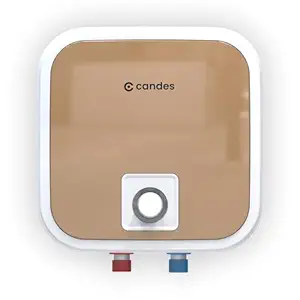Candes Water Geyser 25 Litre | 2000W Copper Element | 8-Bar Pressure | 3-Level Safety | 5-Star BEE Rated Water Heater | Energy Efficient | 7 Yr tank & 2 Yr Product Manufacturer Warranty | Rose Gold