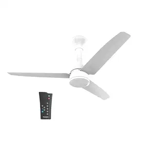 Crompton Energion Roverr 1200mm BLDC Ceiling Fan with Remote Control | ActivBLDC Technology | BEE 5 Star Energy Rating | Seamless Aesthetics | 5 Year Manufacturer Warranty | Pristine White