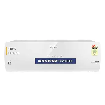 Whirlpool 1.0 Ton 3 Star, Magicool Inverter Split AC (MAGICOOL 10T 3S INV CNV S5K1PP0, Copper, Convertible 4-in-1 Cooling Mode, HD Filter White)