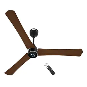 atomberg Renesa Halo Smart 1200mm,5-star BLDC fan,Remote Ceiling fan for Home,Works with Alexa, 65% Energy Saving,High Air Delivery, LED Speed Indicator, 3-Year Warranty,Newly Launched (Brown & Black)