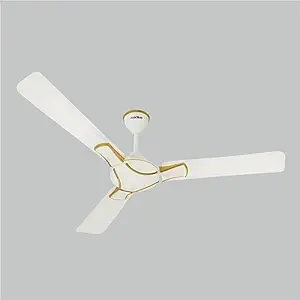 ACTIVA 1200 MM HIGH Speed 390 RPM Anti DUST Coating Pure Copper Corolla Ceiling Fan 2 Year Warranty (Pearl Ivory)