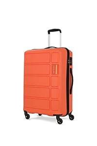 Kamiliant American Tourister Polypropylene Kam Harrier Sp78Cm Orange Spinner Suitcase, Medium
