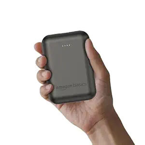 Amazon Basics 10000 mAh 22.5W Ultra Fast Charging Power Bank | Type C Power Delivery (Input& Output) | Quick Charge | Two-Way Fast Charging | Made in India (Grey)