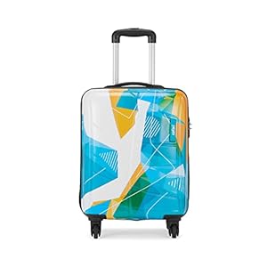 Safari Luma 55 Cms Small Cabin Trolley Bag Hard Case Polycarbonate 4 Wheels 360 Degree Wheeling System Luggage, Trolley Bags for Travel, Suitcase for Travel, Multicolour
