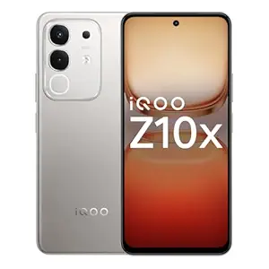 iQOO Z10x 5G (Titanium, 8GB RAM, 128GB Storage) | 6500 mAh Large Capacity Battery | Dimensity 7300 Processor | Military-Grade Certified Durability