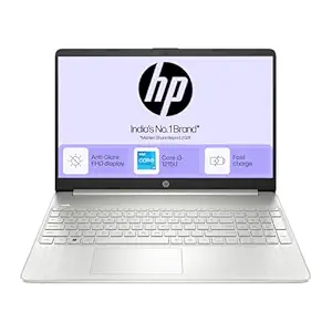 HP 15s, 12th Gen Intel Core i3-1215U Laptop (8GB DDR4, 512GB SSD) Anti-Glare, 15.6