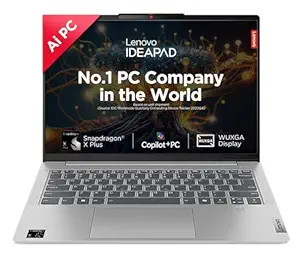 Lenovo IdeaPad Slim 5 Snapdragon X Plus X1P-42-100 (16GB RAM/1TB SSD/Integrated Qualcomm Adreno/Copilot+ PC/WUXGA IPS Display/14 (35.5cm)/Windows 11/MS Office 2021/Grey/1.89Kg), 83HL0035IN AI Laptop