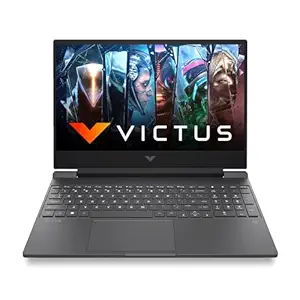HP Victus Gaming Laptop, AMD Ryzen 5 5600H, 4GB RTX 3050 GPU, 15.6-inch (39.6 cm) FHD IPS 144Hz, 8GB DDR4, 512GB SSD, Backlit KB, 9ms Response time (Win 11, MSO, Silver, 2.37 kg), fb0050AX