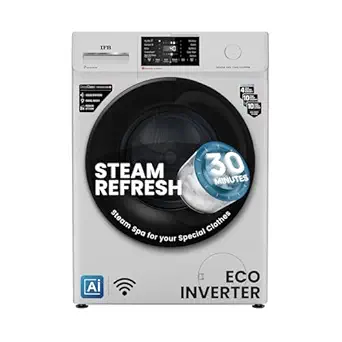 IFB 7 Kg 5 Star Powered by AI with 9 Swirl Wash, WiFi, Fully Automatic Front Load Washing Machine (SERENA GXN 7012, Steam Refresh Program with Eco Inverter, Grey)