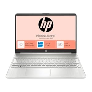 HP 15s, 12th Gen Intel Core i5-1235U,16GB DDR4, 512GB SSD (Win11, Office21, Silver, 1.69kg) Anti-Glare,15.6-inch(39.6cm), FHD Laptop, Intel Iris Xe Graphics, Backlit KB, HD Camera, fq5330TU
