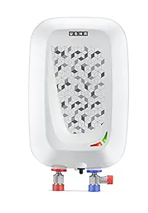 USHA Instano Instant 3-litre Verticle Water Heater (Moonlight White),Free Installation