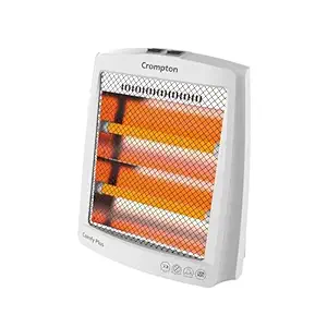 Crompton Comfy Plus 800 Watt Quartz Room Heater with 2 Heat Setting | Handle to carry | Neon Lamp indicator