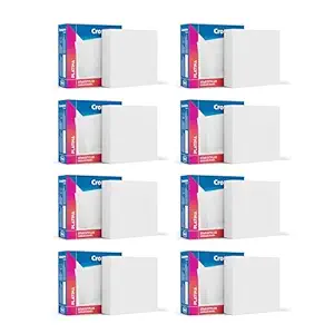 Crompton Star Stylus Surface Mounted Downlighter 6W Square Natural White | Pack of 8 | NO False Ceiling required, Outer Dimension: 90 mm | For Hall, Bedroom, Kitchen, Office, Store