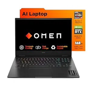 HP [Smart Choice Omen Gaming Laptop, AMD Ryzen 7 7840Hs, 8GB RTX 4060 GPU, 16.1