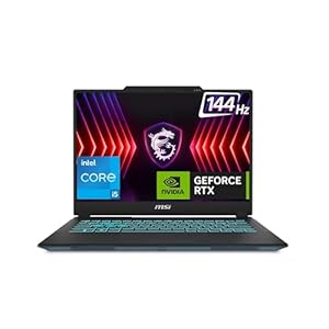 MSI Cyborg 14, Intel 13th Gen. i5-13420H, 36CM FHD+ 144Hz Gaming Laptop(8GB/512GB NVMe SSD/Windows 11 Home/MSO 2021/Nvidia GeForce RTX2050, 4GB GDDR6/Translucent Black/1.6Kg), A13UCX-206IN