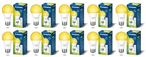Crompton Dyna Ray 12W Round E27 LED Warm White Pack of 10