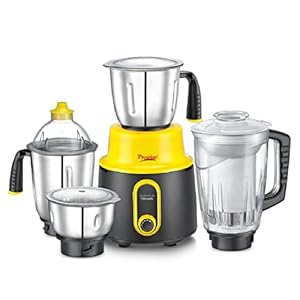 Prestige Delight Plus 750 W Mixer Grinder (With 3 SS Jars and 1 Juicer Jar)