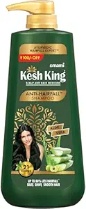 Kesh King Ayurvedic Anti-Hairfall Shampoo | Reduces hairfall | 21 Ayurvedic herbs | No Paraben & No Silicon | Enriched with Aloe Vera, Bhringraja & Amla | 600 ml