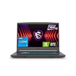 MSI Thin 15, Intel Core i5-13420H, 40CM FHD 144Hz Gaming Laptop(16GB/512GB NVMe SSD/Windows 11 Home/NVIDIA GeForce RTX 2050,GDDR6 4GB /Cosmos Gray/1.86Kg), B13UCX-1807IN