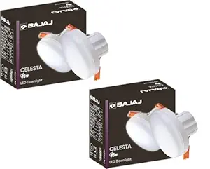 Bajaj Celesta LED Downlight 5W 3-In-1 Colour (Pack of 2)