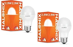 Halonix 2.9 Watt E27 LED Cool Day Light led Bulb, Pack of 2, White light