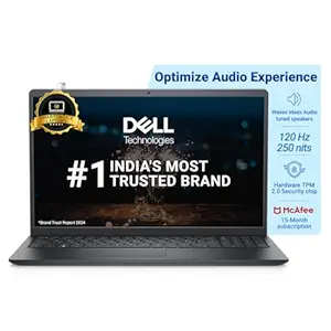 Dell Vostro 15 3520 Laptop - 15.6 inch (39.62cm) FHD Display, Intel Core i3-1215U, 8 GB RAM, 512 GB SSD, Titan Grey, 1.69Kg, Ideal for Digital Nomads, Perfect for Productivity and Collaboration