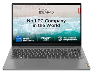 Lenovo IdeaPad Slim 3 12th Gen Core i7-1255U 15.6inch (39.62cm)(16GB RAM/512GB SSD/FHD IPS/Windows 11/MS Office 2021/1Yr ADP Free/3months Game Pass/Grey/1.63Kg), 82RK011GIN Thin & Light Laptop
