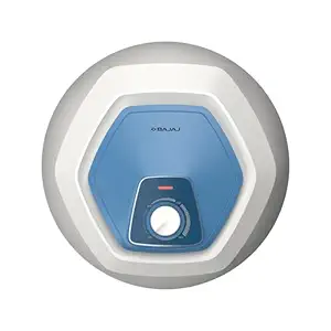 Bajaj Armour Series Contempo 15L Storage Water Heater For Home|5 Star Rated Geyser For Bathroom|Thermo-Knob|Shock Resistant Rust Proof|Child Safety|10-Yr Tank 6-Yr Element 4-Yr Product Warranty|White